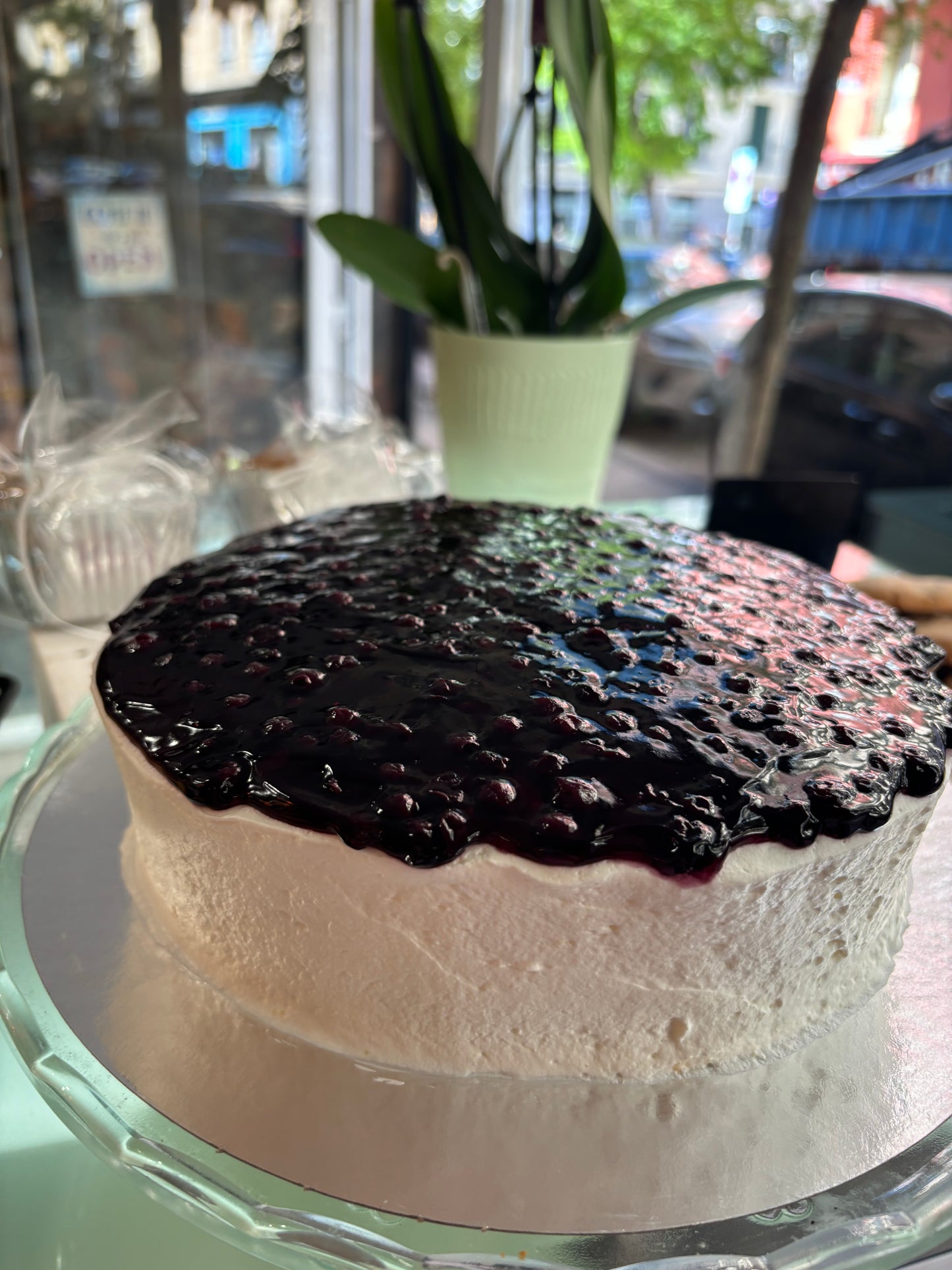 Tarta de Arándanos Sin lactosa y sin proteína de leche